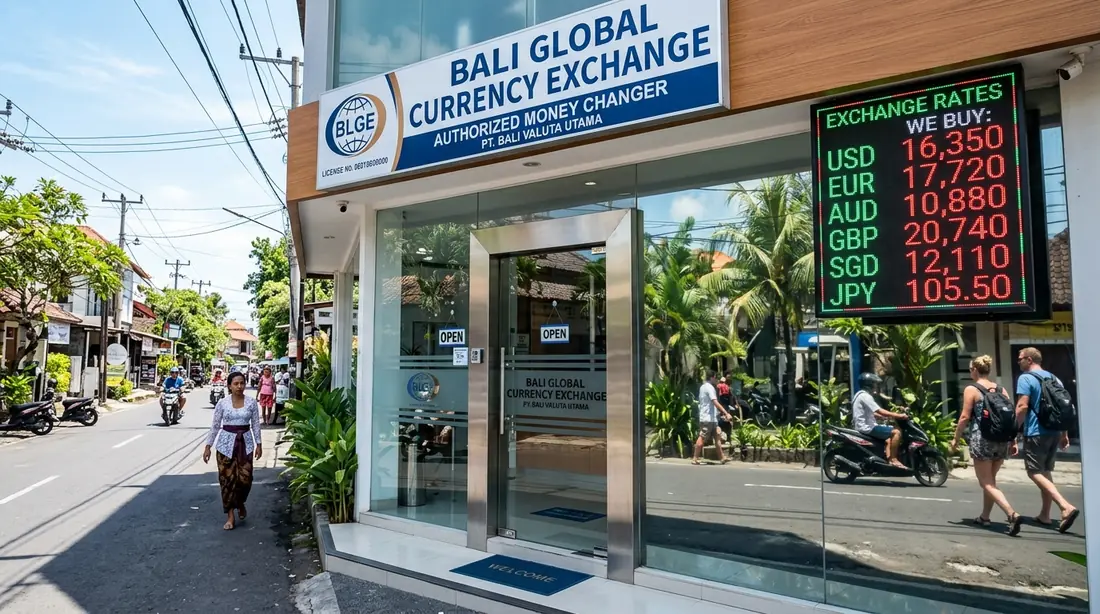 Authorized PVA Berizin money changer Bali