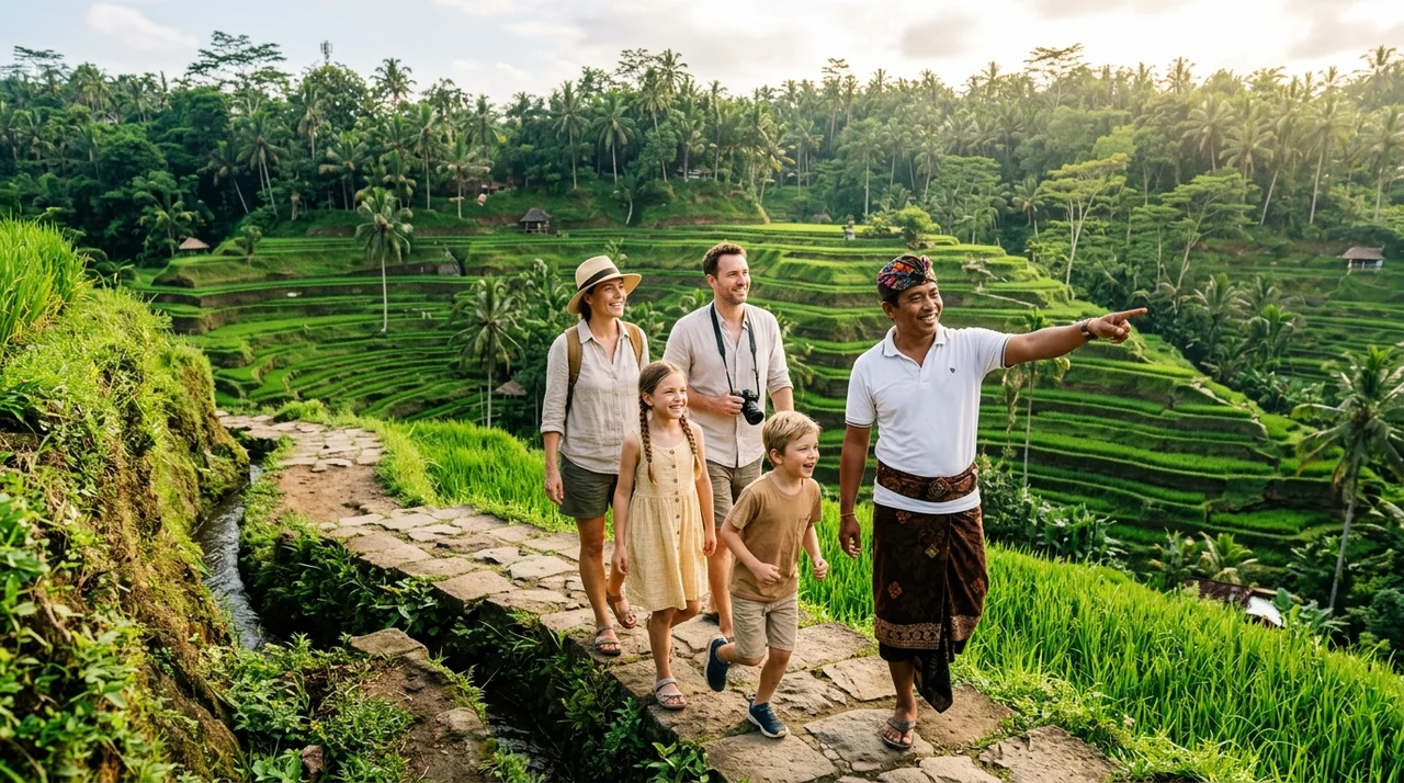Family private tour Bali booking advance