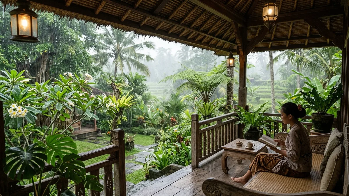 Rainy day in Bali, rain-friendly activities