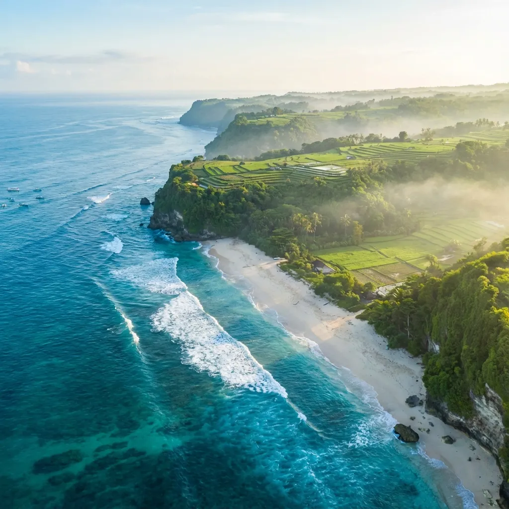 A collage of multiple Bali attractions that can be visited with a private driver tour package.