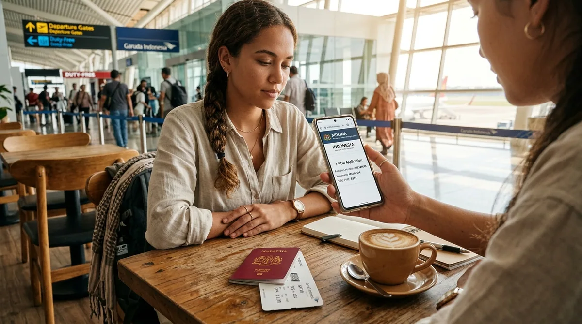 Indonesia e-VOA online application