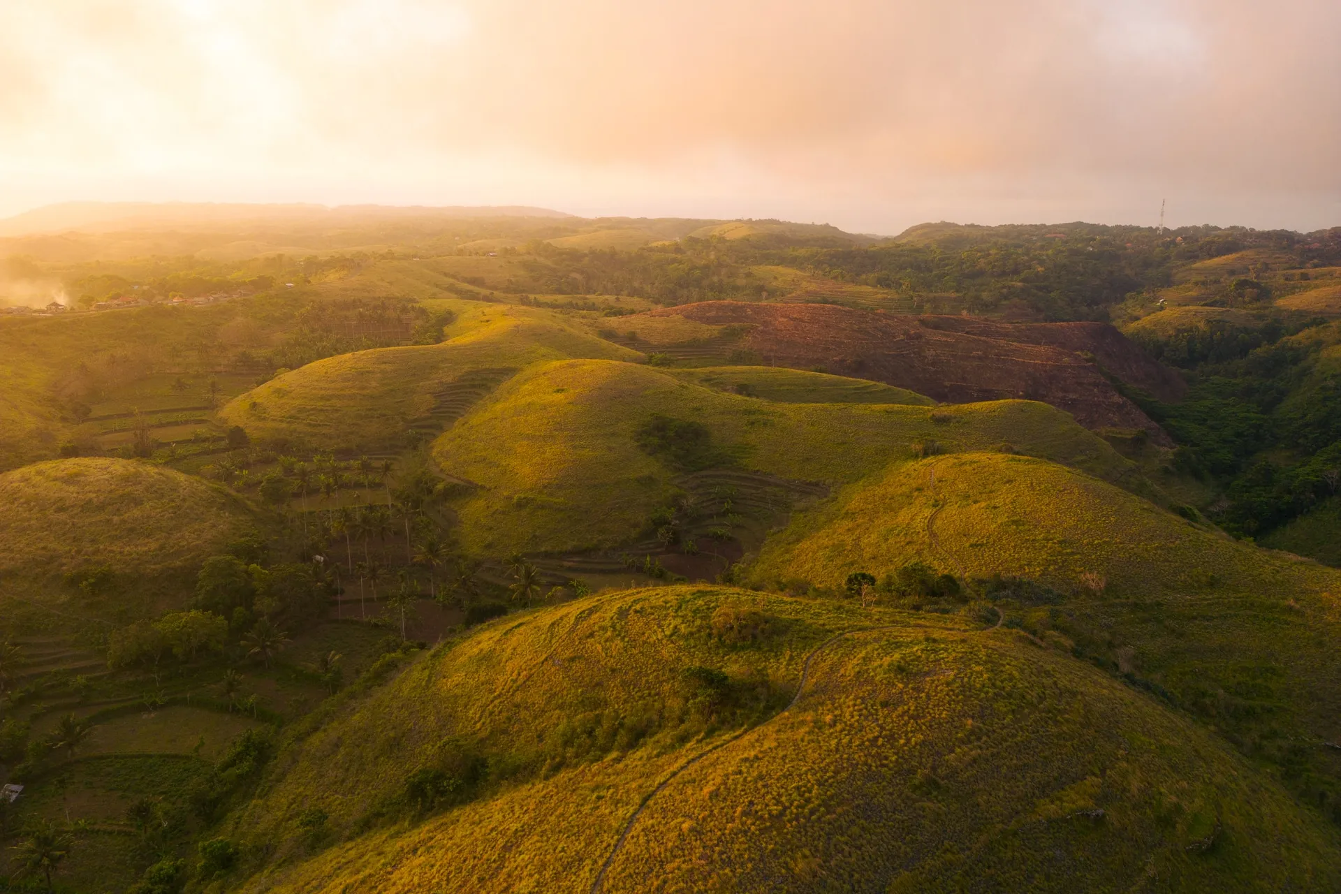 The breathtaking landscape of East Nusa Penida.