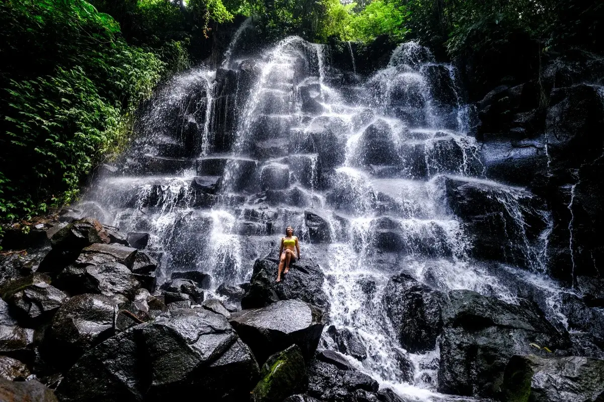 A couple enjoying their personalized journey with a private driver in Bali.